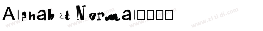 Alphabet Normal字体转换